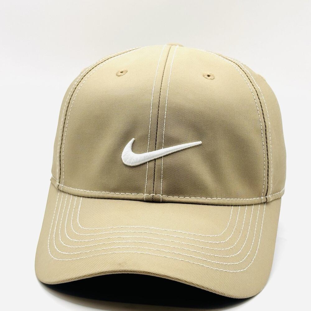 Nike Baseball Cap Beige One Size Slideback Dri-FIT Heritage86 Swoosh Hat